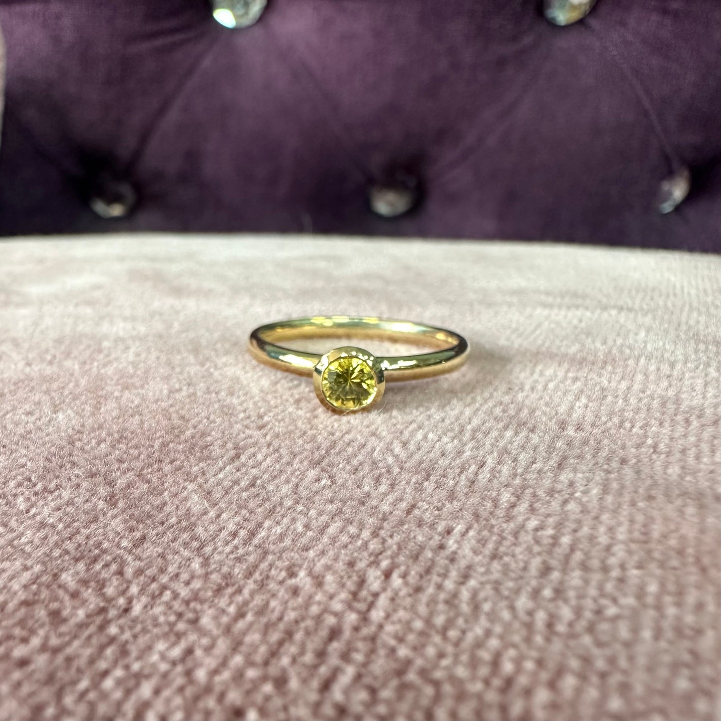 Yellow Sapphire Ring